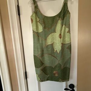 Steve Madden Light Green Satin Dress